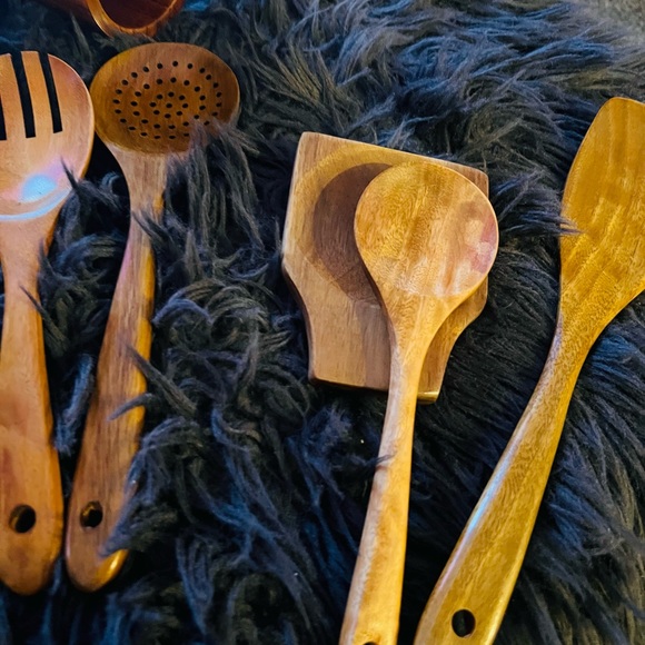 Ensemble des ustensiles en bois 9 pcs - Picture 4 of 5